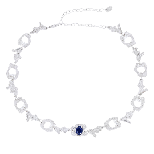 Eryngii Sapphire Argenti Necklace | Women's Necklaces - Loveness Lee - Modalova