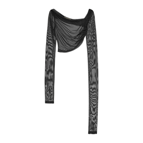 Transparent Blouse With Long Sleeve And Open Shoulder - L - Tops - YAVORSKA - Modalova