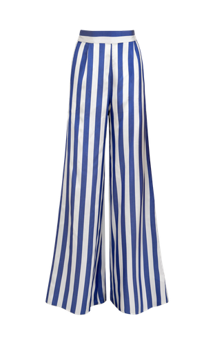 Acqua Silk Pants | Women's Wide leg pants - Francesca Miranda - Modalova