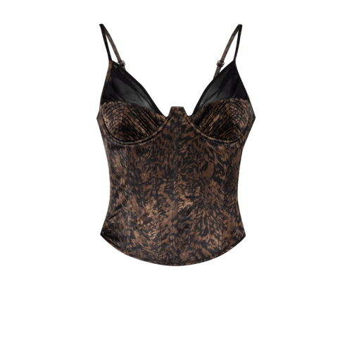 YOUR *ITCH KANGAROO CORSET TOP - LEOPARD - L - Tops - PCFG - Modalova