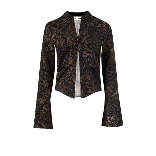 Your *itch Fitted Shirt - Leopard - XS - Shirts - PCFG - Modalova