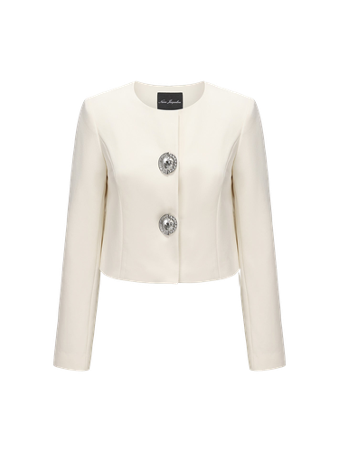Claira Coat (Off ) - S - Jackets - Nana Jacqueline - Modalova