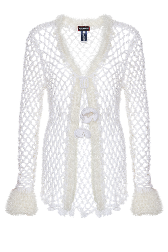 Vanilla Handmade Crochet Shirt | Women's Knitwear - ANDREEVA - Modalova