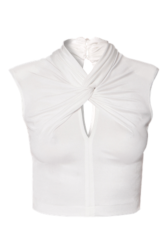Top Ada White Pearl | Women's Crop tops - HALEWSKI - Modalova