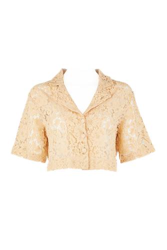 Saudade Lace Top | Women's Crop tops - Francesca Miranda - Modalova