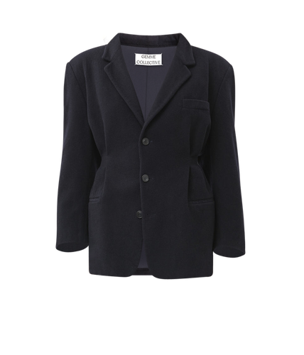 Hourglass Blazer Heavy Wool - S - Blazers - Gemme Collective - Modalova