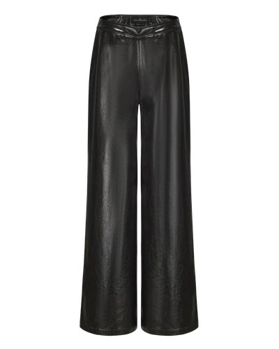 Evie Leather Pants | Women's Wide leg pants - Nana Jacqueline - Modalova
