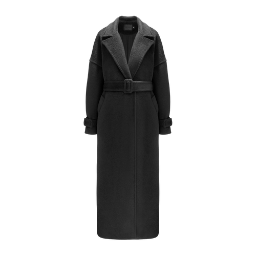 Long Alpaca Coat - M - Coats - YAVORSKA - Modalova