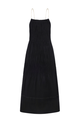 HANDMADE DRESS WITH GOLD KNOTS - XS/S - Midi dresses - DELEGAN Clothes - Modalova