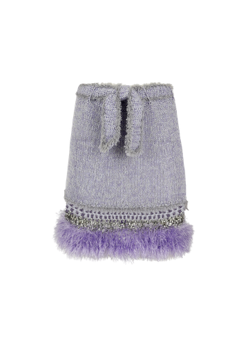 Light Handmade Knit Midi Skirt | Women's Mini skirts - ANDREEVA - Modalova