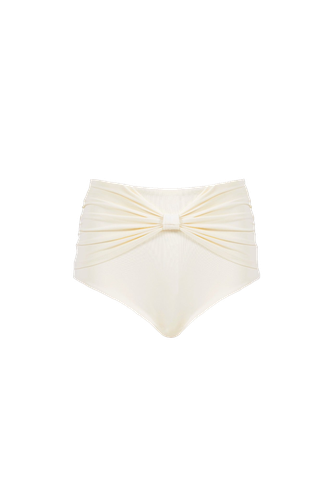 Lilly High-Waisted Bottoms in Seashell - XS - Bikini bottoms - Decolet The Label - Modalova