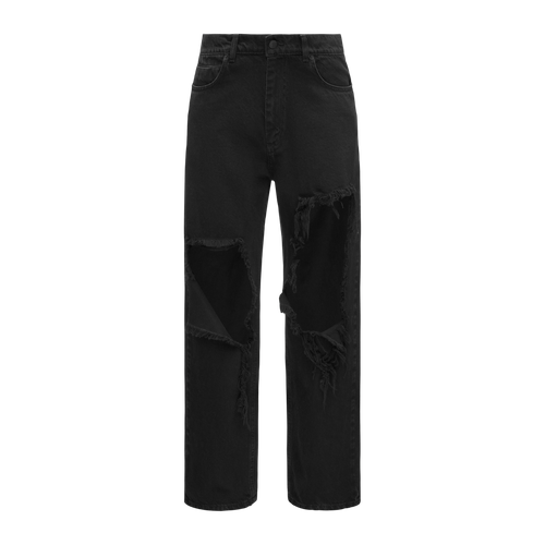 Denim Pants With Holes - M - Pants - YAVORSKA - Modalova