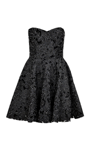 Miza Lace Denim Dress - Hand-embroidered | Women's Mini dresses - Francesca Miranda - Modalova