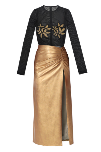 Dress Tomira And Black | Women's Midi dresses - HALEWSKI - Modalova