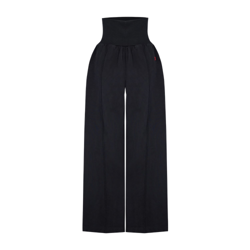 YOUR *ITCH FOLDED SWEAT PANT - JET | Women's Wide leg pants - PCFG - Modalova