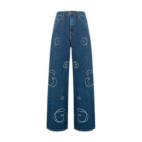 Jeans Maxi G | Women's Straight leg jeans - Gasanova - Modalova