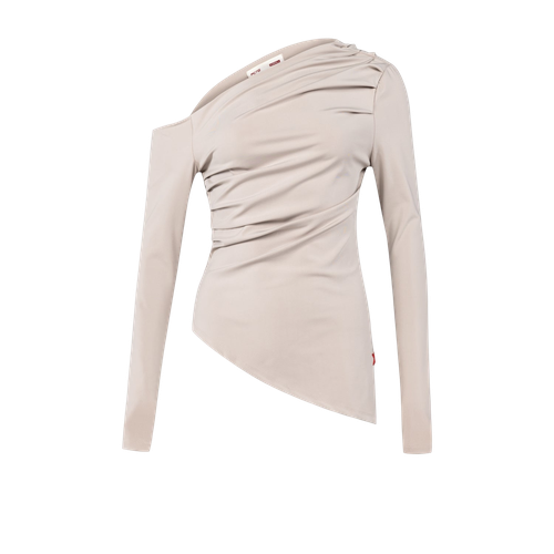 YOUR *ITCH DRAPED LONG SLEEVE TOP - STRING - XS - Long sleeve tops - PCFG - Modalova
