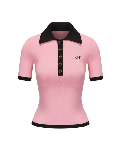Hazel Polo Top () | Women's Short sleeve tops - Nana Jacqueline - Modalova