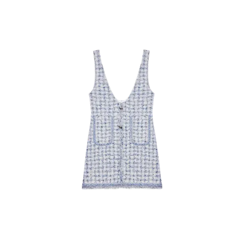 HOUNDSTOOTH VEST DRESS | Women's Mini dresses - CRUSH Collection - Modalova