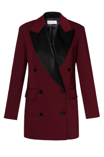 Blazer Dress Morgana Burgundy | Women's Blood Blazers - HALEWSKI - Modalova