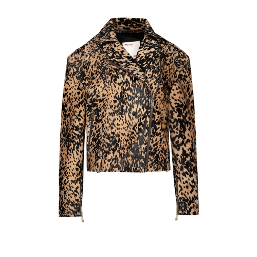 YOUR *ITCH KANGAROO LEATHER JACKET - LEOPARD - M - Leather jackets - PCFG - Modalova