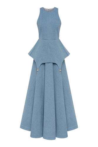 Denim Maxi Dress | Women's Maxi dresses - Guranda - Modalova