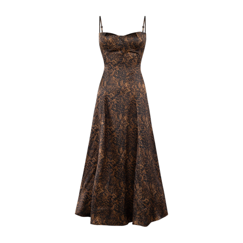 YOUR *ITCH SILK DRESS - LEOPARD - XL - Midi dresses - PCFG - Modalova