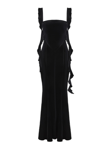 Caroline Velvet Dress () - L - Maxi dresses - Nana Jacqueline - Modalova