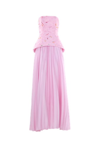 Cascade Pleated Gown - L - Maxi dresses - JUSTIN TONG - Modalova