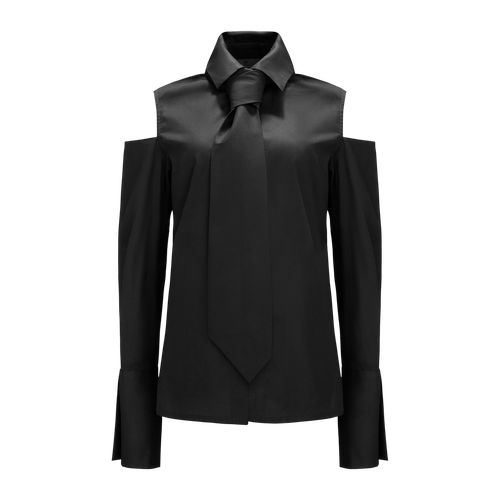 Longline Shirt Tie - Bare Shoulders - XL - Shirts - YAVORSKA - Modalova