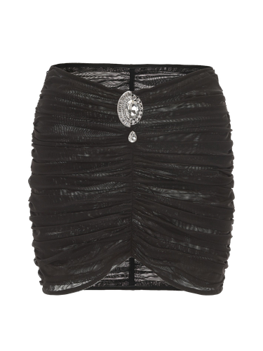 Gabrielle Mesh Skirt () - XS - Mini skirts - Nana Jacqueline - Modalova