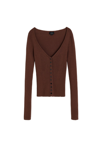 Gili Knit Blouse - Toffee | Women's Coffee Long sleeve tops - HERSKIND - Modalova