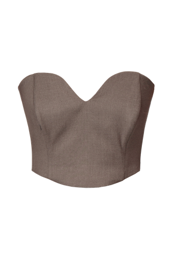 Corset Lara Melange | Women's Crop tops - HALEWSKI - Modalova