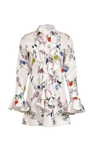 Cate Cotton Flowers Mini Dress | Women's Mini dresses - Francesca Miranda - Modalova