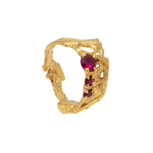 Hati Ruby Ring | Women's Rings - Loveness Lee - Modalova