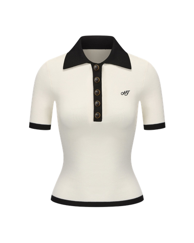 Hazel Polo Top () | Women's Short sleeve tops - Nana Jacqueline - Modalova