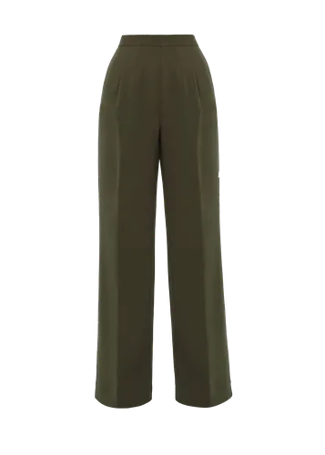 UTA PANTS - OLIVE | Women's Moss Clothing - Andrea Iyamah - Modalova