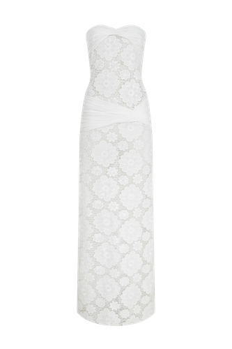 Ivory Blossom Dress | Women's Maxi dresses - Declara - Modalova