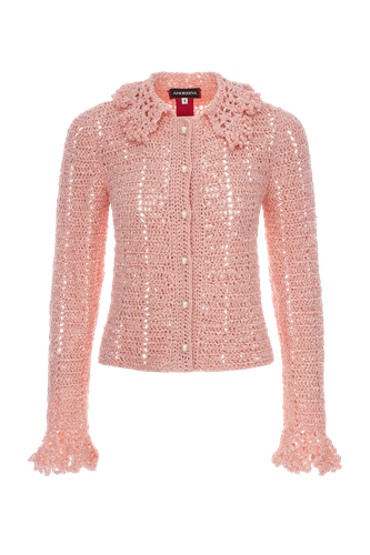 Chrysanthemum Handmade Crochet Jacket | Women's Cardigans - ANDREEVA - Modalova