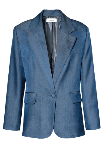 Blazer Tatiana Navy Denim | Women's Medium Blazers - HALEWSKI - Modalova