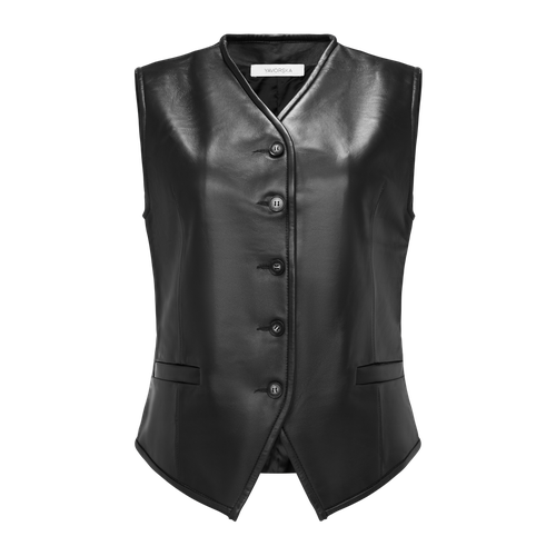 Leather Waistcoat In - S - Vests - YAVORSKA - Modalova