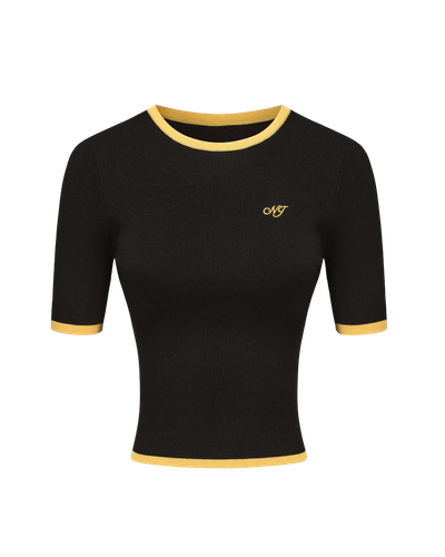 Luna Top ( & Yellow) | Women's Short sleeve tops - Nana Jacqueline - Modalova