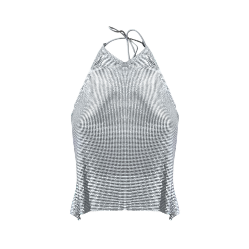 GEMMA Metallic Top - XS - Crop tops - OW Collection - Modalova