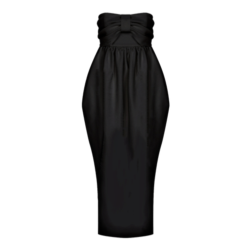 Jeanne Balloon Midi Dress In | Women's Midi dresses - Nazli Ceren - Modalova
