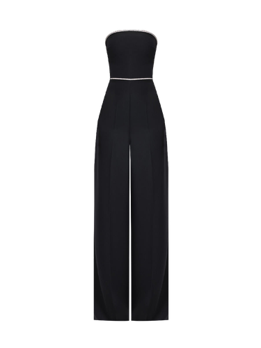 Zelda Jumpsuit - | Women's Charcoal Long jumpsuits - Gigii's - Modalova