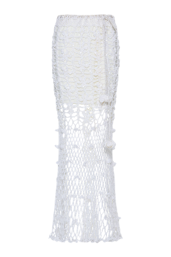 Vanilla Handmade Crochet Skirt | Women's Ghost Maxi skirts - ANDREEVA - Modalova