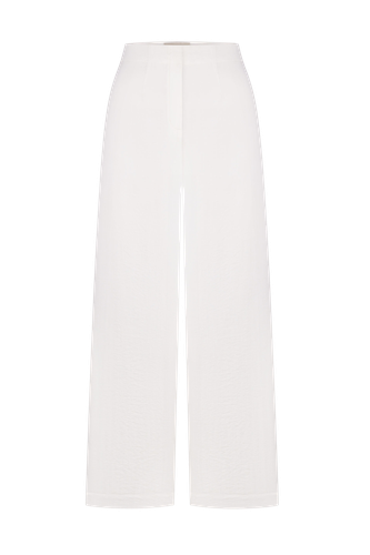PANTS WITHOUT A BELT - M - Wide leg pants - DELEGAN Clothes - Modalova