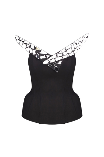AURORE CORSET TOP - S - Tops - NUÉ - Modalova