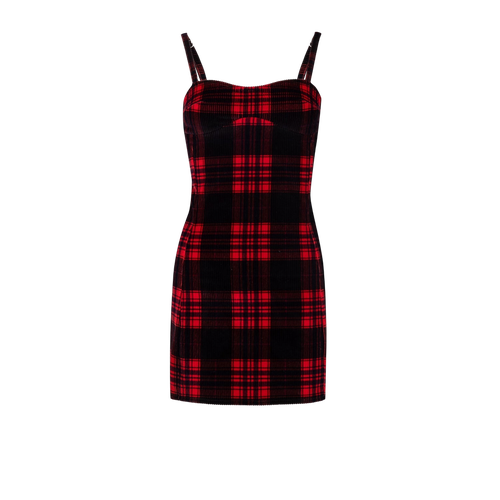 YOUR *ITCH PLAID MINI DRESS - L - Mini dresses - PCFG - Modalova