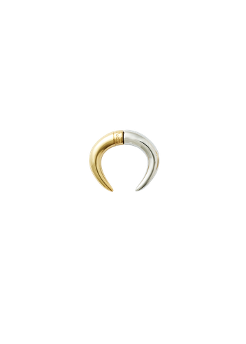 Crescent earring-Gold/ - Single | Women's Earrings - POEM Objects - Modalova